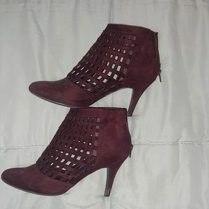 Burgundy heels